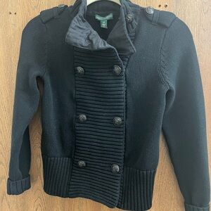 Ralph Lauren Black Knit sweater Jacket
